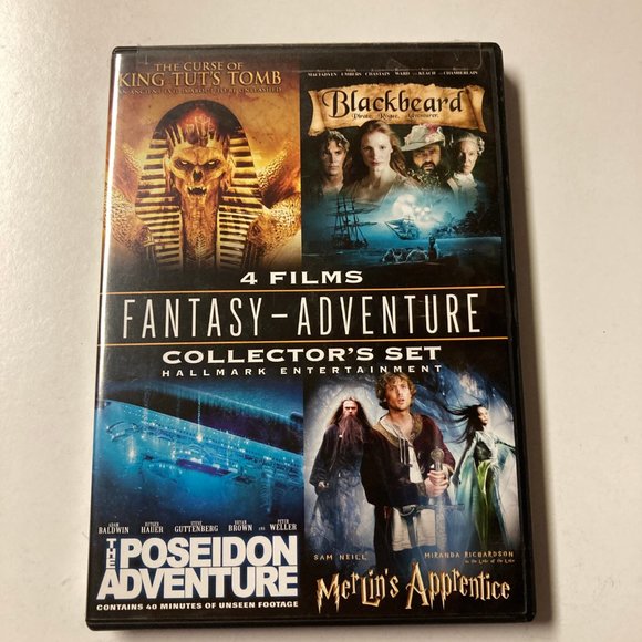 Other - 4 Films Fantasy-Adventure Collector's DVD Set  Blackbeard Poseidon